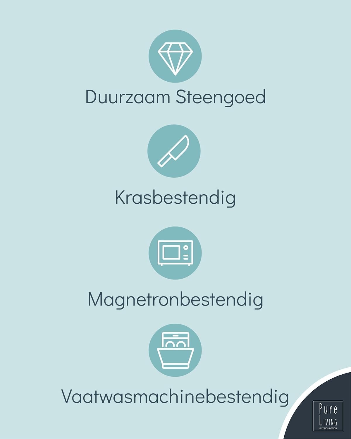 18-delig Zwart Aardewerk Servies - 34% Korting!