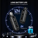 Draadloos XLR Microfoonsysteem met 12u Batterij & 45m Bereik
