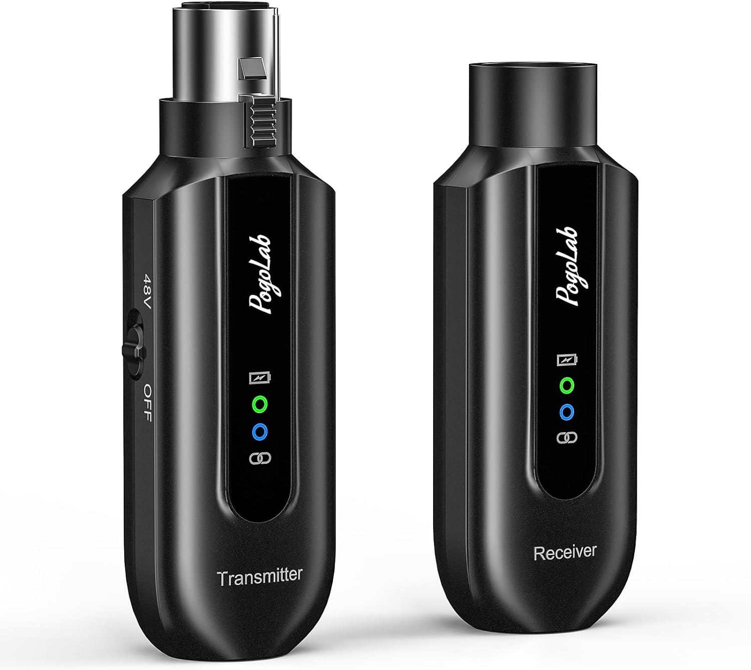 Draadloos XLR Microfoonsysteem met 12u Batterij & 45m Bereik