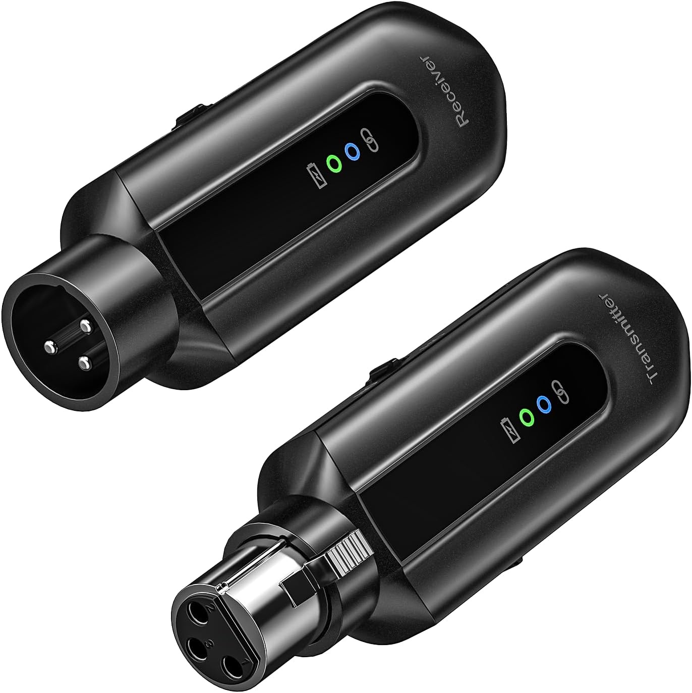 Draadloos XLR Microfoonsysteem met 12u Batterij & 45m Bereik