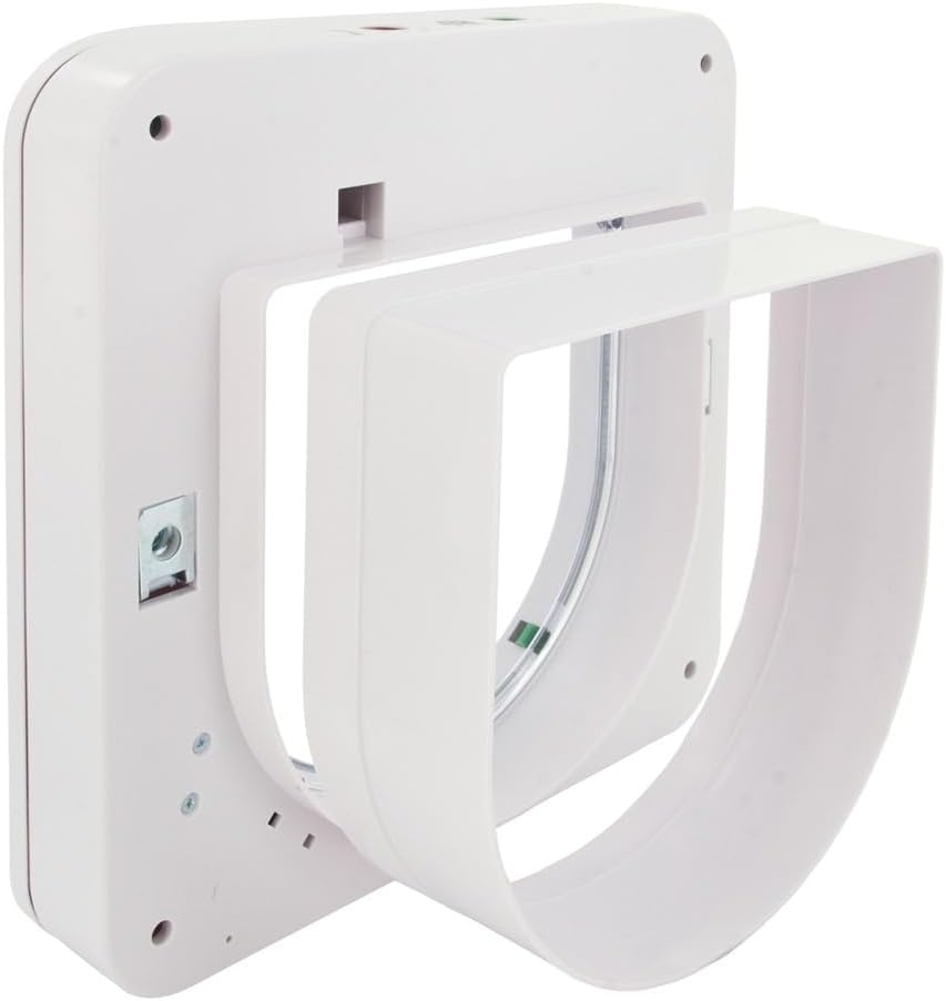 Slim Kattenluik met Microchipherkenning | Max. 7kg | Wit | 30% Korting