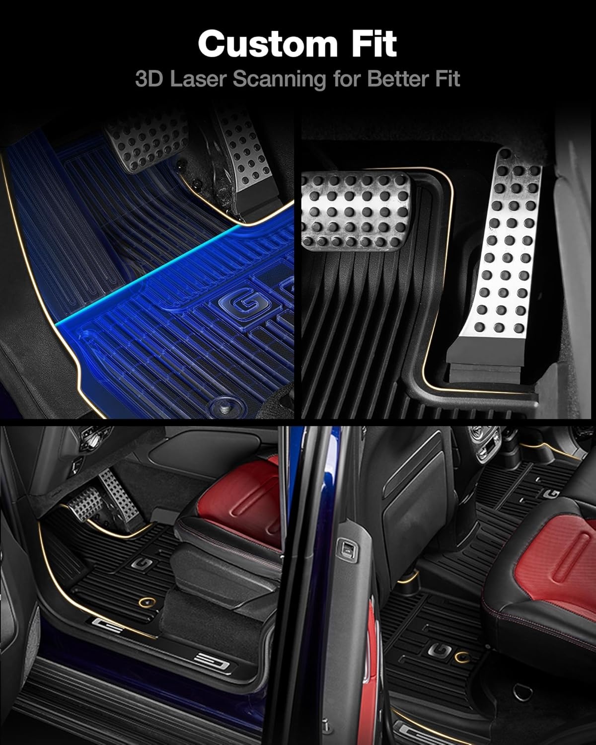 Vloermatten Mercedes G-klasse 2019-2024 | TPE All-Weather Set (77% Korting)