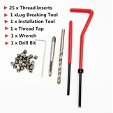 M8 Schroefdraadreparatieset: 30-delig, 30% Korting!