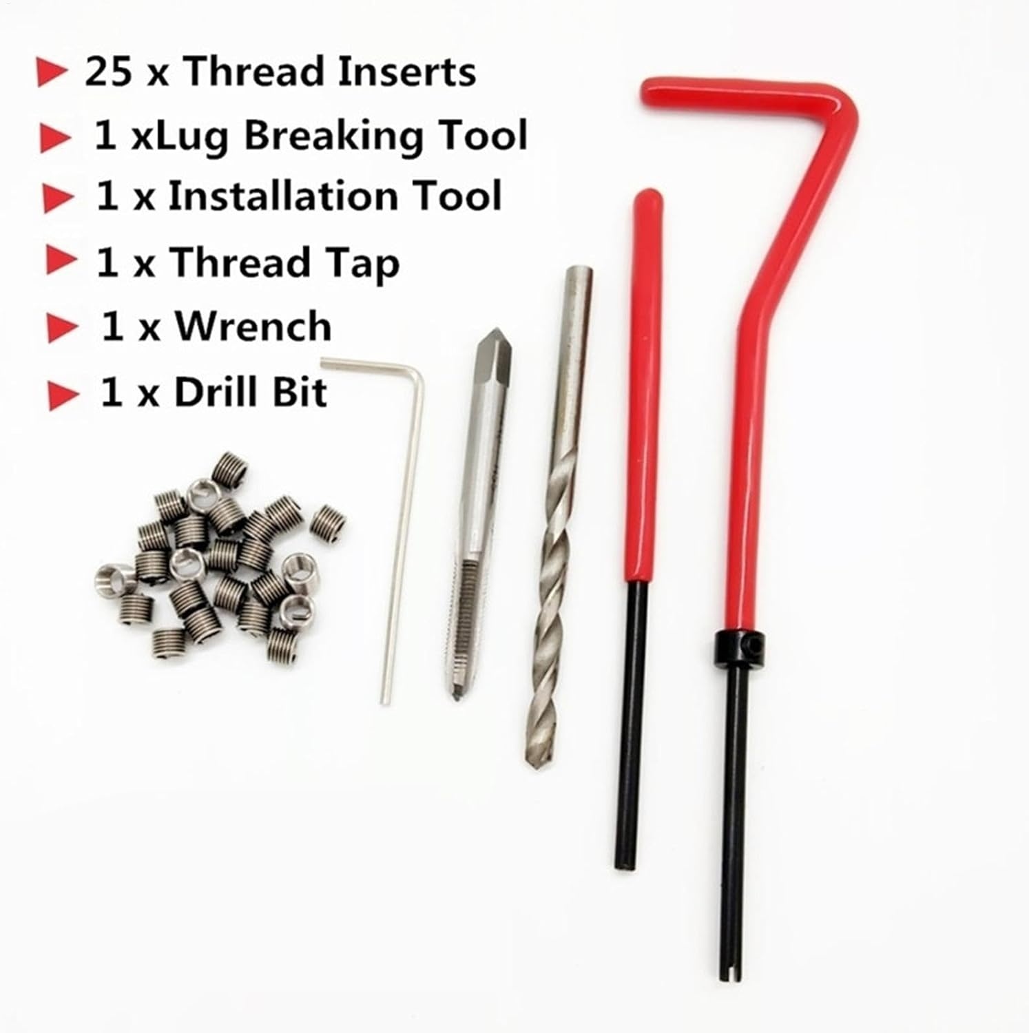 M8 Schroefdraadreparatieset: 30-delig, 30% Korting!