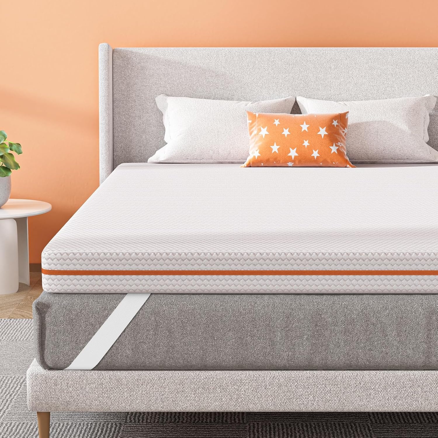 Matrastopper 180x200cm met Koperionen | 10cm dik | H3/H4 | Anti-allergisch