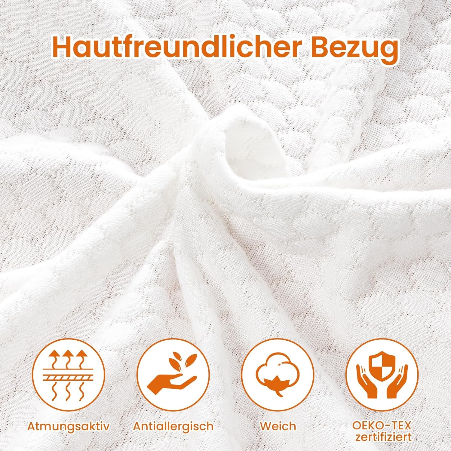 Matrastopper 180x200cm met Koperionen | 10cm dik | H3/H4 | Anti-allergisch