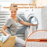 Matrastopper 180x200cm met Koperionen | 10cm dik | H3/H4 | Anti-allergisch