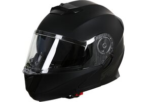 Modulaire Motorhelm Osma Zwart-Mat Wit met Dubbel Vizier | 46% Korting