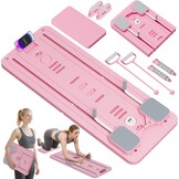 Pilates Reformer Board 5-in-1 Roze - 57% Korting