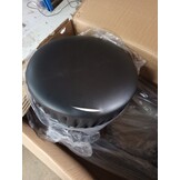 2 Zwarte Kunstleren Barstoelen - Industriële Stijl