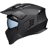 Retro Motorhelm Z302 Mat Zwart 2XL | 35% Korting