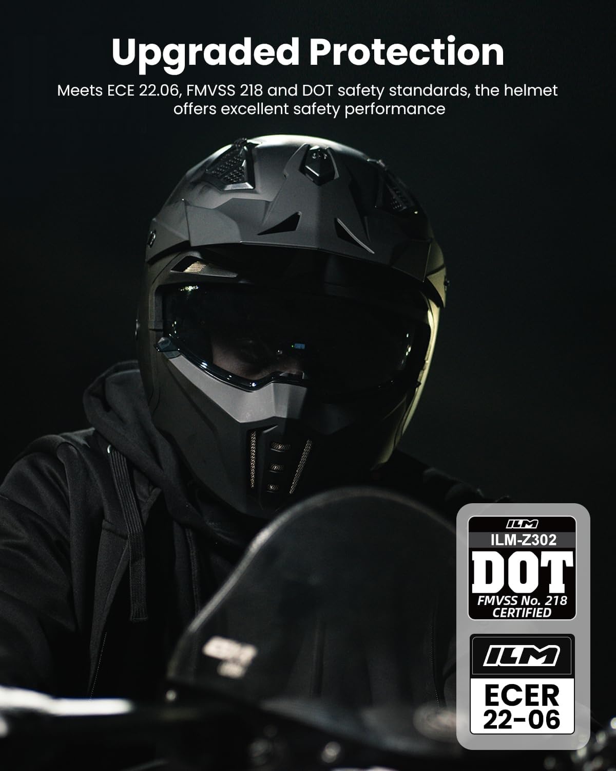 Retro Motorhelm Z302 Mat Zwart 2XL | 35% Korting