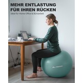 Fitnessbal Groen 65cm - Anti-Burst met 55% Korting!