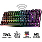 Compact Gaming Toetsenbord TKL AZERTY Semi-Mechanisch Draadloos met 29% Korting