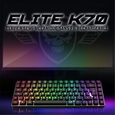 Compact Gaming Toetsenbord TKL AZERTY Semi-Mechanisch Draadloos met 29% Korting