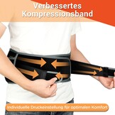 Warmtegordel met Trillingsmassage & 3 standen - Draadloos