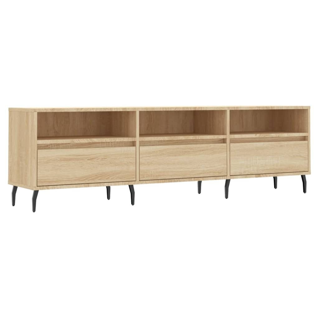 Tv-meubel 150x30x44,5 cm Sonoma Eiken - 34% Korting!