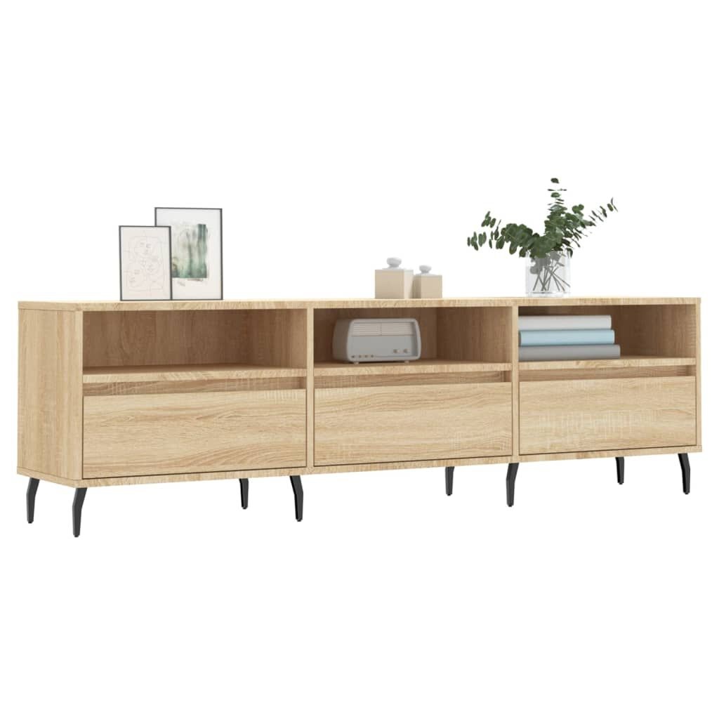 Tv-meubel 150x30x44,5 cm Sonoma Eiken - 34% Korting!