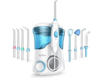 Elektrische Waterflosser 600ml Tank, 10 Drukstanden (Wit) - 34% Korting!