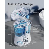 Elektrische Waterflosser 600ml Tank, 10 Drukstanden (Wit) - 34% Korting!