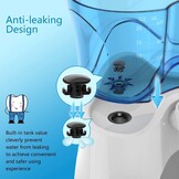 Elektrische Waterflosser 600ml Tank, 10 Drukstanden (Wit) - 34% Korting!