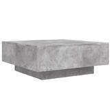 Betongrijze Salontafel van Spaanplaat | 80x80x31 cm (54% Korting)