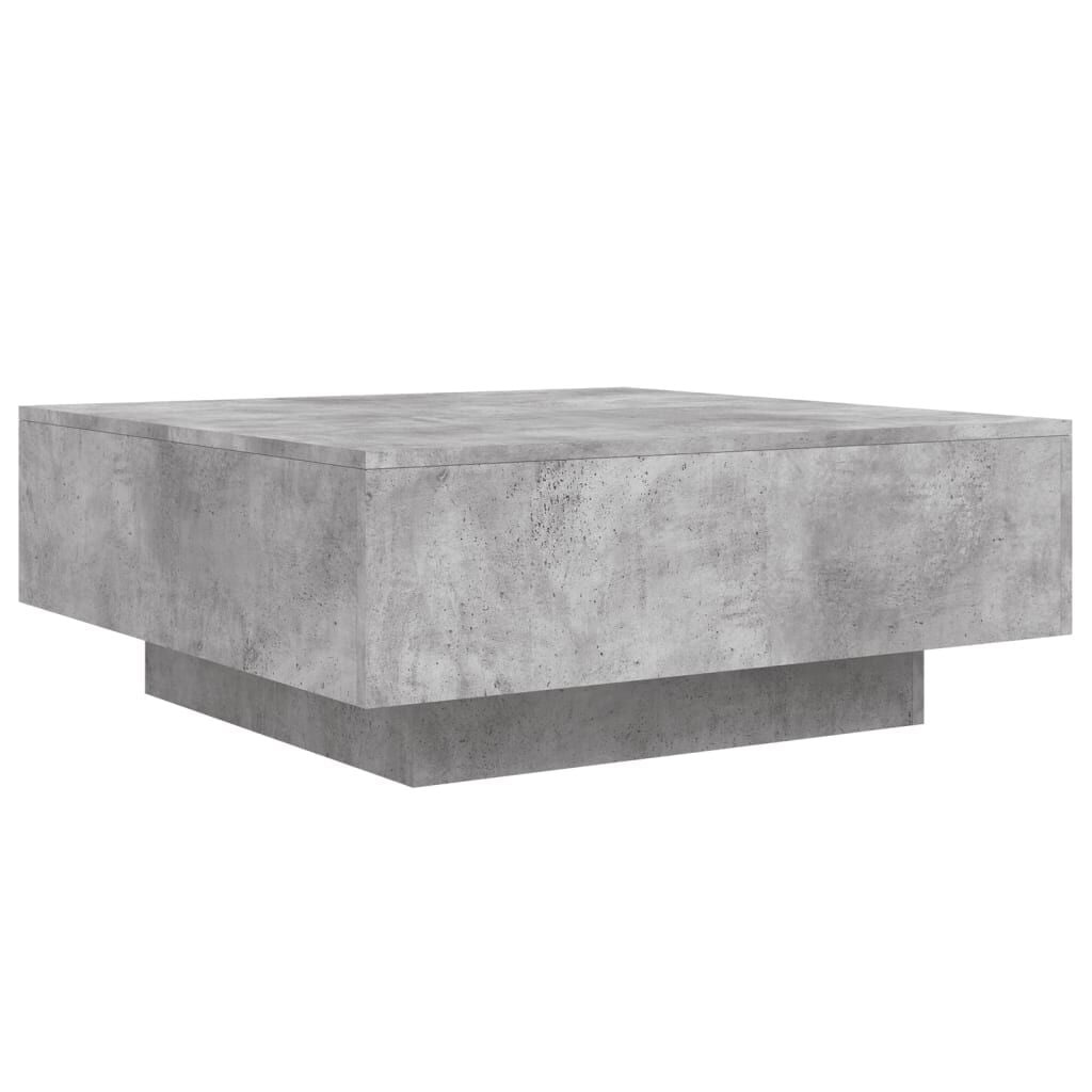 Betongrijze Salontafel van Spaanplaat | 80x80x31 cm (54% Korting)