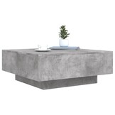 Betongrijze Salontafel van Spaanplaat | 80x80x31 cm (54% Korting)