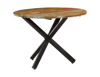 Eettafel Massief Gerecycled Hout 100cm - 35% Korting