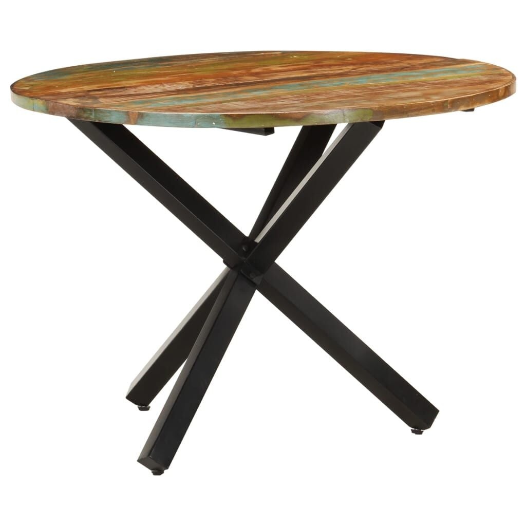 Eettafel Massief Gerecycled Hout 100cm - 35% Korting