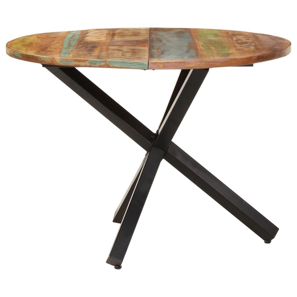 Eettafel Massief Gerecycled Hout 100cm - 35% Korting