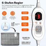 Elektrische Voetenwarmer tot Schoenmaat 46 | 6 Standen | 90 Min Timer | - 28%