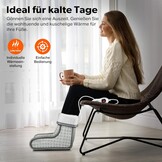 Elektrische Voetenwarmer tot Schoenmaat 46 | 6 Standen | 90 Min Timer | - 28%