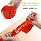 Weerstandsbanden Set (6 stuks) 6-77 kg - Ideaal voor Fitness & Revalidatie