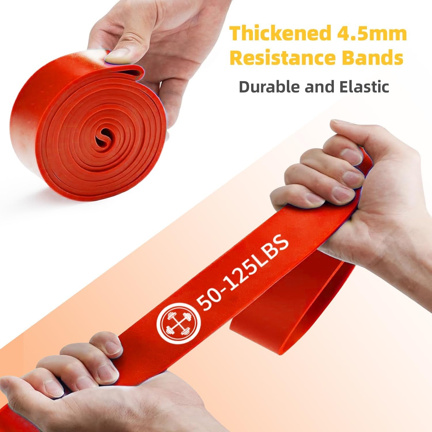 Weerstandsbanden Set (6 stuks) 6-77 kg - Ideaal voor Fitness & Revalidatie