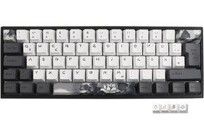 140 Keycaps Set: Duitse QWERTZ PBT OEM Inkt Lotus Design