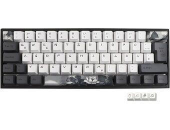 140 Keycaps Duits PBT OEM Inkt Lotus Design (34% Korting)