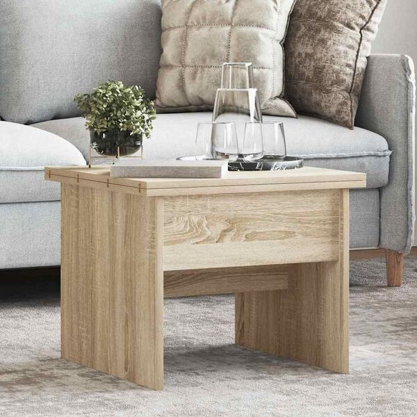 Salontafel Sonoma Eiken 55x55x45 cm met Korting