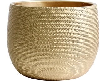 Handgemaakte Keramische Plantenpot Goud 25cm Barcelona - 34% Korting
