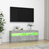 Betaalbaar TV-meubel met LED: 100x35x40cm Betongrijs (34% Korting)