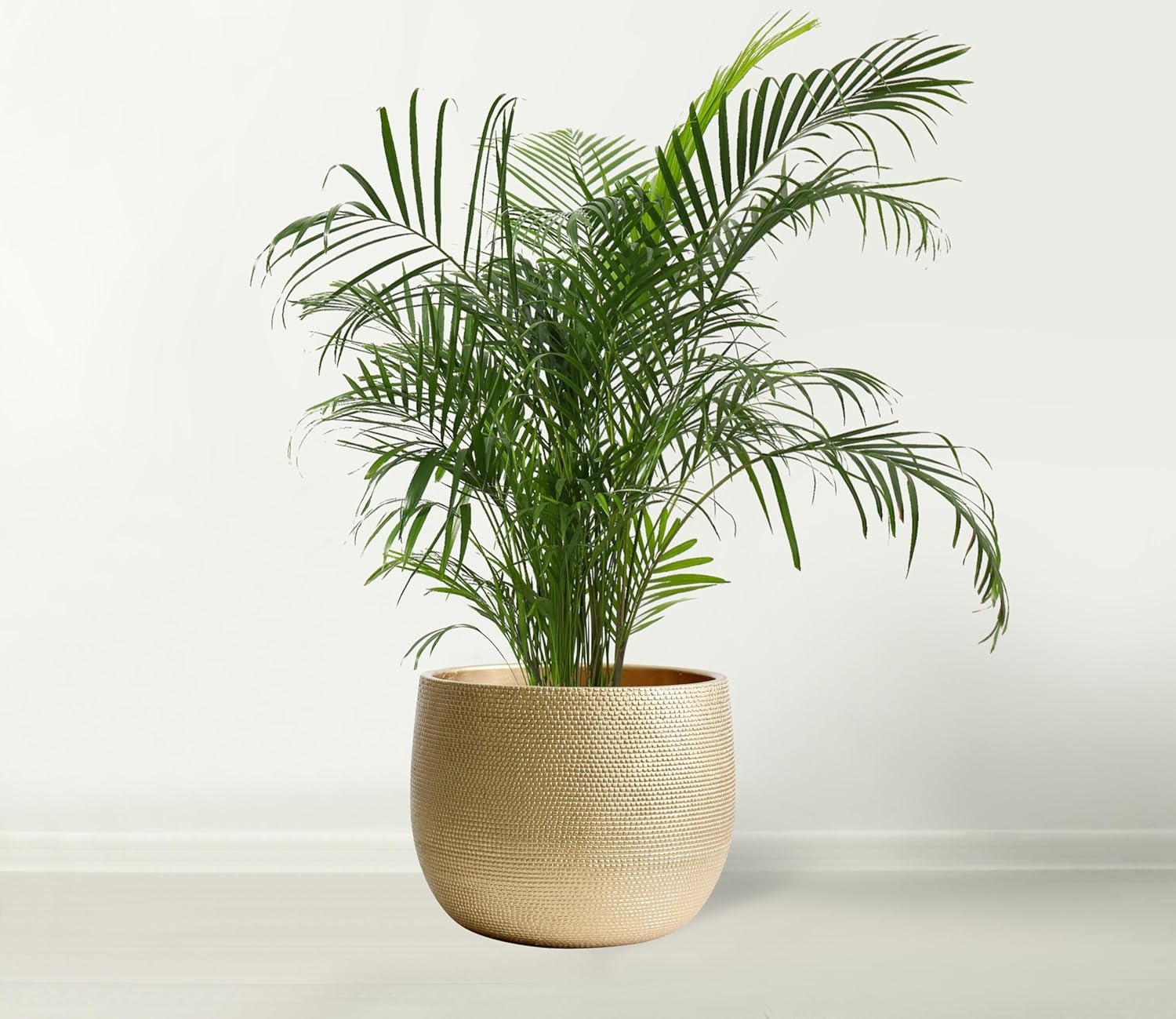 Handgemaakte Keramische Plantenpot Goud 25cm Barcelona - 34% Korting
