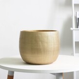 Handgemaakte Keramische Plantenpot Goud 25cm Barcelona - 34% Korting