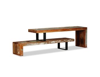 Uniek TV-meubel Massief Gerecycled Hout - 35% Korting