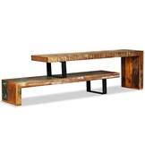 Uniek TV-meubel Massief Gerecycled Hout - 35% Korting