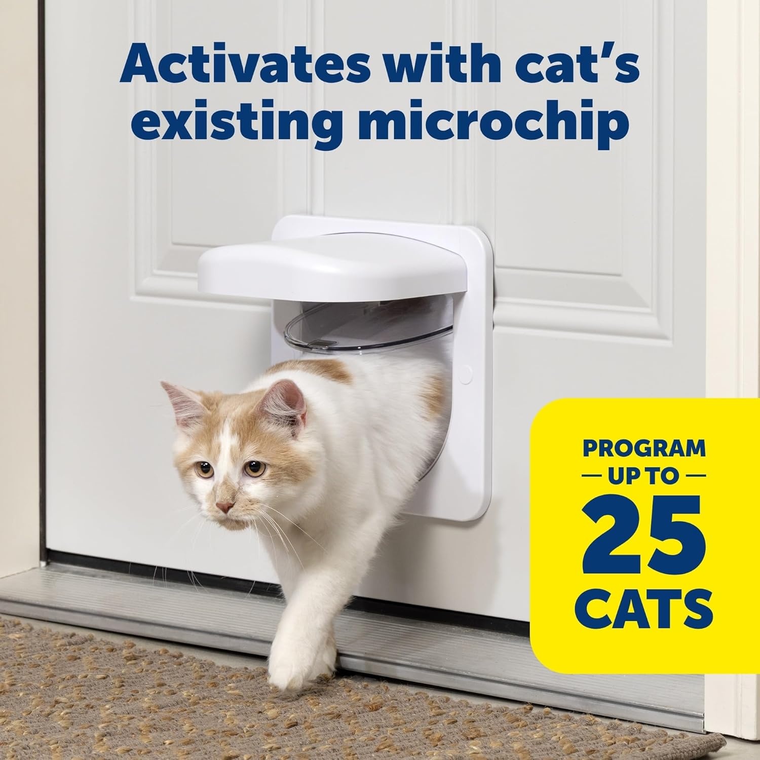 Microchip Kattenluik Wit - Programmeerbaar met Nacht-/Dierenartsmodus - 35% Korting