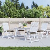 VidaXL Palletkussens 4 stuks 50x50x7 cm Oxford Taupe (33% Korting)