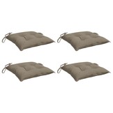 VidaXL Palletkussens 4 stuks 50x50x7 cm Oxford Taupe (33% Korting)