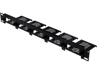 1U Rackmount 19" voor Raspberry Pi 5/4B/3B+ - Zwart, Metaal (34% Korting)