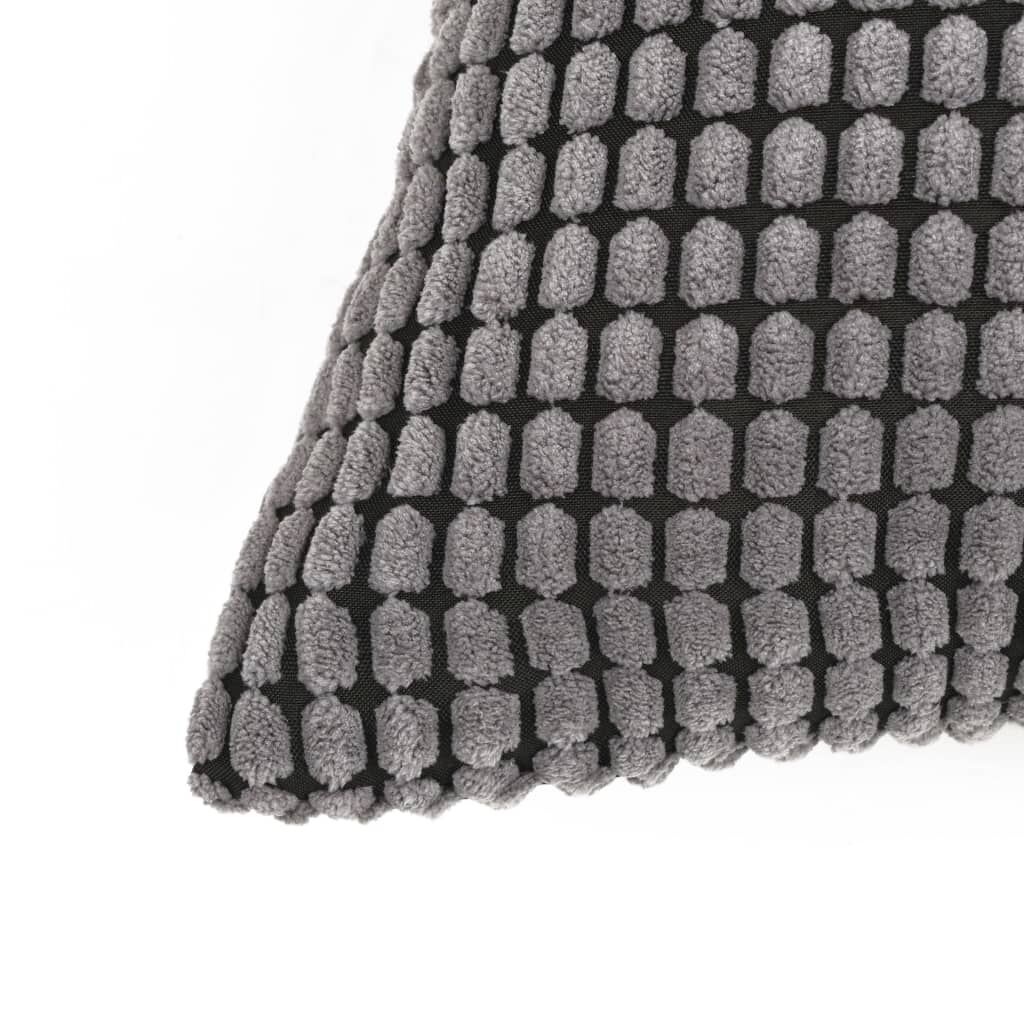 Set van 2 Velours Sierkussens Grijs (40x60 cm) - 49% Korting!