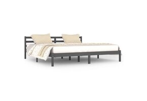Grijs Houten Bedframe 200x200cm - 81% Korting!
